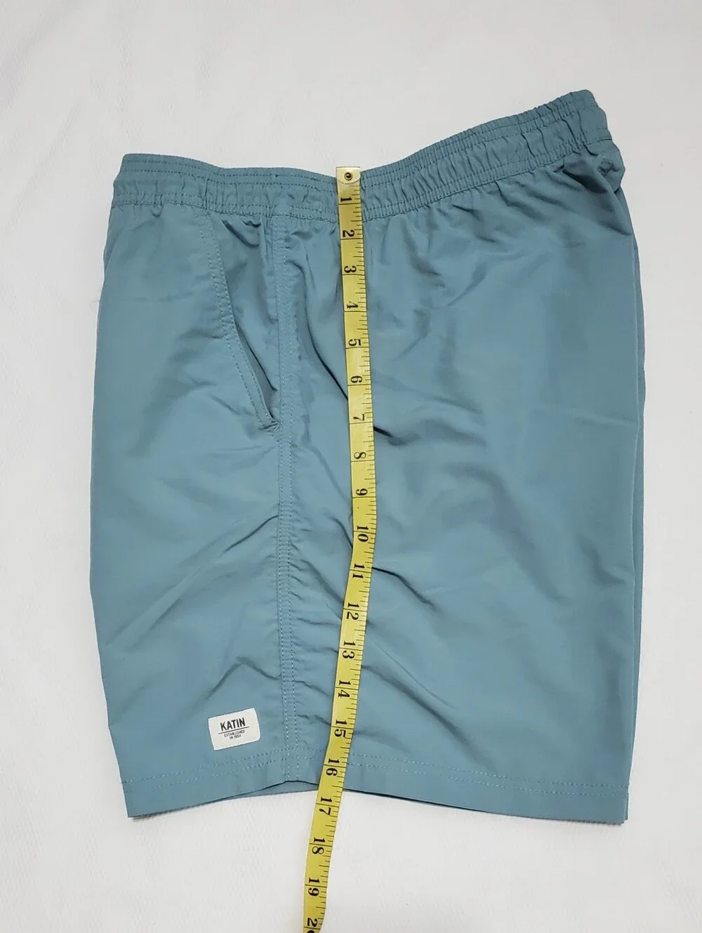 Katin Poolside Volley Shorts Swim Board Shorts Teal Mens XL